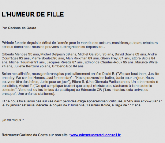 L’Humeur de Fille#4