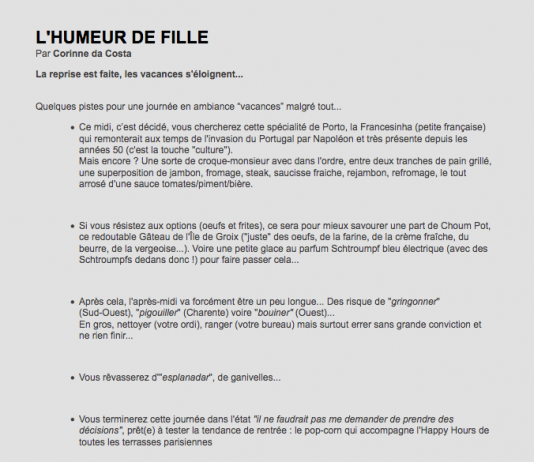 Humeur de Fille#8